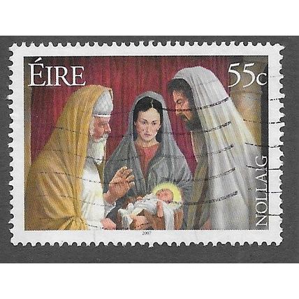 IRE 2007 55c 'CHRISTMAS' FINE USED (EBID72-649)