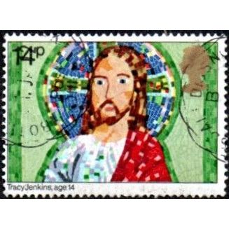 1981 Christmas, Children's Pictures, 14p Value. Jesus Christ. Fine Used