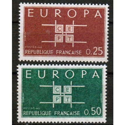 1963 France - Sc# 1074-75 Mint NH - Europa set of 2