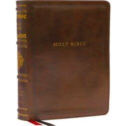 Nkjv, Personal Size Reference Bible, Sovereign Collection, Leathersoft, Brown, R