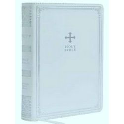 Nrsv, Catholic Bible, Gift Edition, Leathersoft, White, Comfort Print