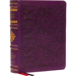 Nkjv, Personal Size Reference Bible, Sovereign Collection, Leathersoft, Purple,
