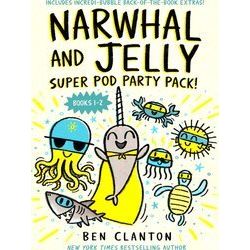A Narwhal and Jelly Book: Narwhal and Jelly: Super Pod Party Pack! (Paperback bo