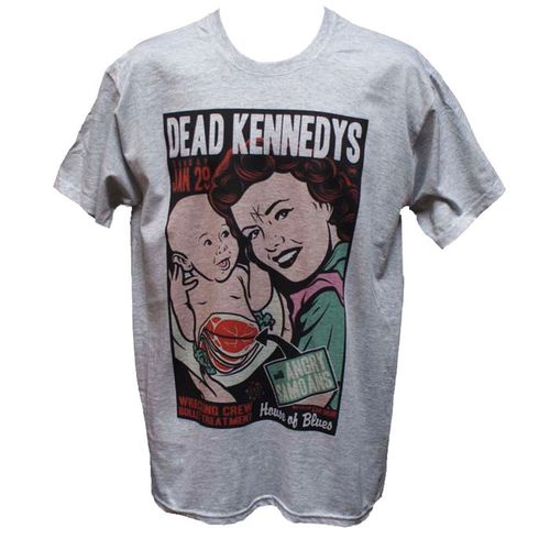 Dead Kennedys T-shirt Grey Extra Large Hardcore Punk ROCK Grunge Graphic XL