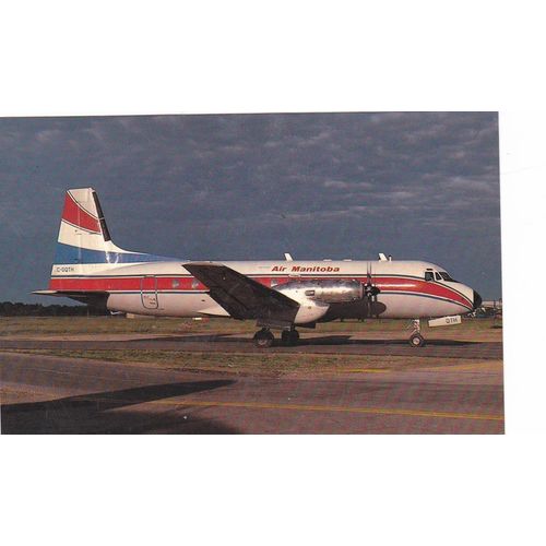 Air Manitoba BAe H.S. 748 234 Aircraft Postcard (A24962)