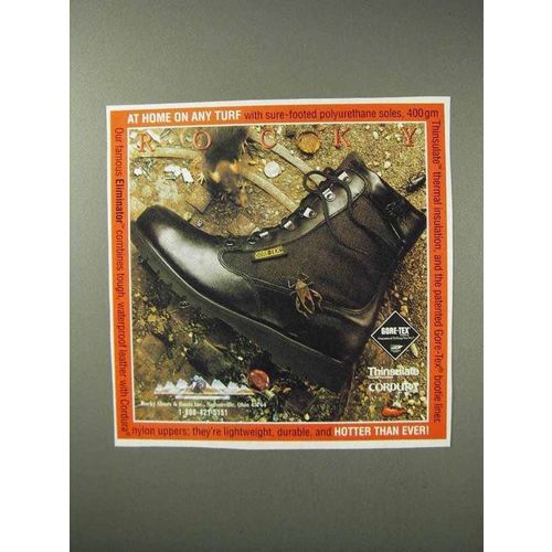 1993 Rocky Boots ad - At Home on any Turf