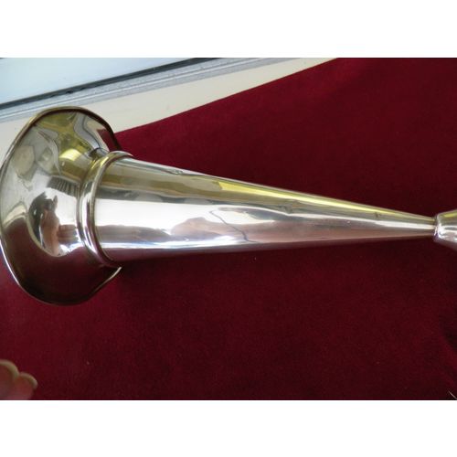REVERE 10 1/4'' STERLING SILVER TRUMPET VASE 5 1/8" TOP DIAMETER