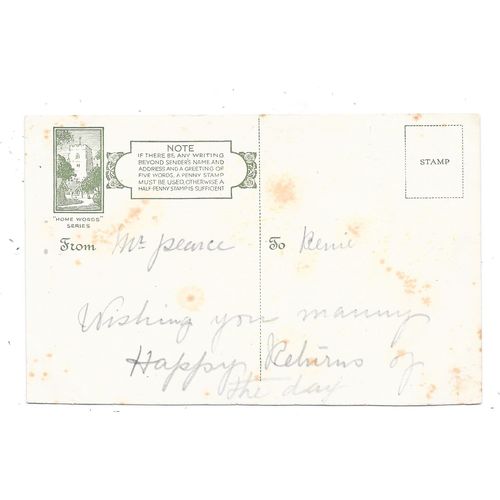 EARLY ARTIST DRAWN POSTCARD BY MARGARET TARRANT "THE OLD MEN'S DARLING" (980)