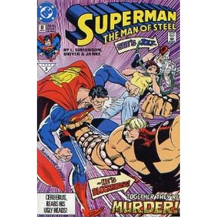 Superman: Man of Steel (Vol 1) # 008 VFN- AMERICAN COMICS