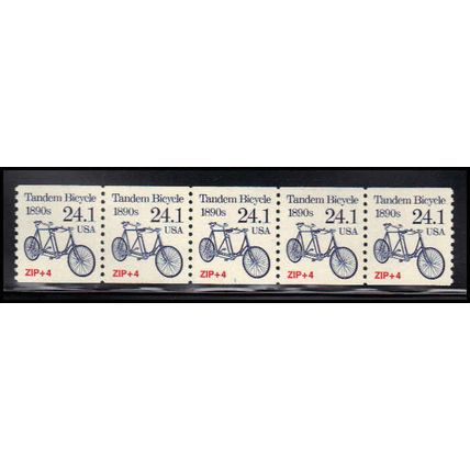 2266 24.1c Tandem Bicycle Very Fine MNH Dry Gum PNC 1/5 X1369