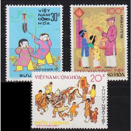 VIETNAM SÜD SOUTH [1975] MiNr 0584-86 ( **/mnh )