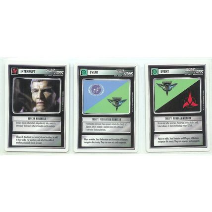 9x Star Trek Next Generation STNG CCG Romulans+