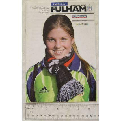 2000 programme Fulham v. Port Vale