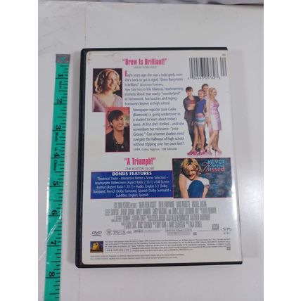 never been kissed DVD widescreen edtition rated PG-13 good