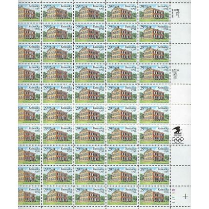 Kentucky Statehood Sheet of Fifty 29 Cent Postage Stamps Scott 2636