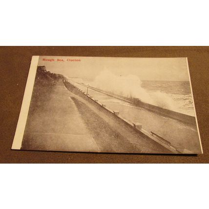 Early Postcard - Rough Sea / Storm, Clacton on sea - Essex