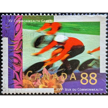 STAMP CANADA SG1595 1994 Commonwealth Games Victoria Cycling Used