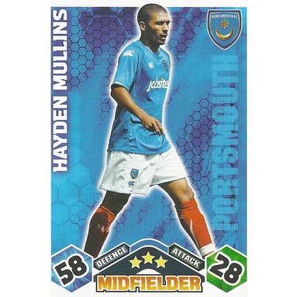 Match Attax 2009/10 Collection: Portsmouth, Midfielder - Mullins