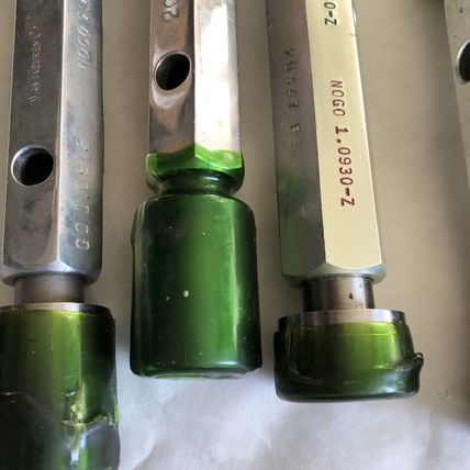 LOT PLUG GAGE GO NOGO VAN KEUREN .1.0880,1.0930,1.0912,1.0760,1.008,1.094  9,ES