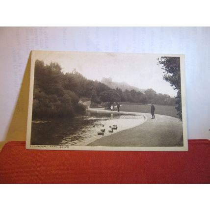 DUCKS, CONNAUGHT PARK, DOVER, KENT unused antique postcard =
