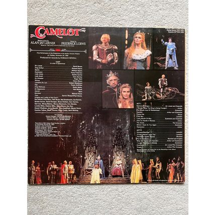 CAMELOT - ORIGINAL 1982 LONDON CAST (UK VINYL LP, 1982)