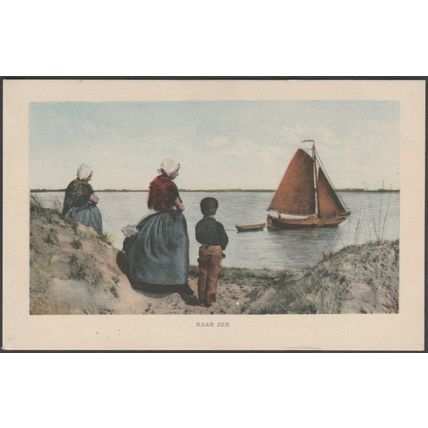 Naar Zee, Zeeland, c.1910s - Den Boer Briefkaart