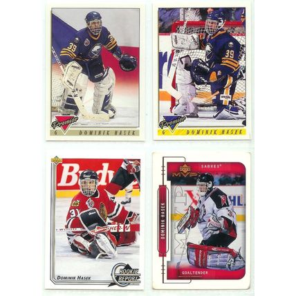 Dominic Hasek 11x card lot