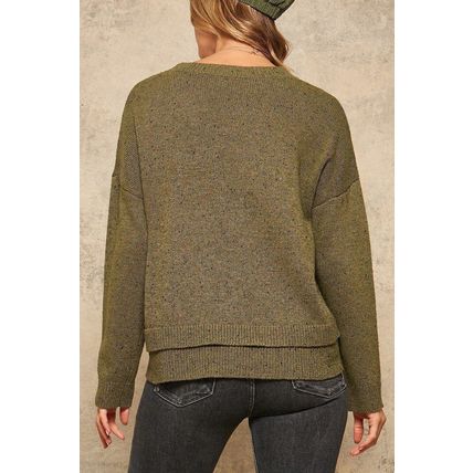A Multicolor Knit Sweater