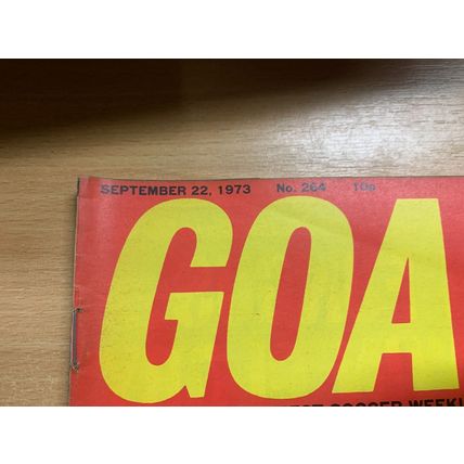 GOAL MAGAZINE #264 22 SEPT 1973 UK FOOTBALL MAGAZINE - WORLD CUP SPECIAL (LL)
