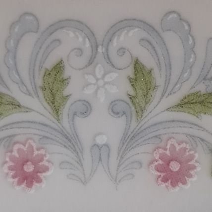 Vintage Lot 4 Crown Ming Fine China WINDSOR SALAD PLATES Jiang Shiang 7 1/2"