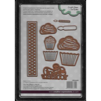 Creative Expressions. Treat Yourself Cupcakes Die Set. Die Cutting Cardmaking