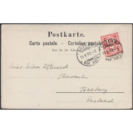 Löwendenkmal, Luzern, 1902 - Edition Illustrato Luzern AK