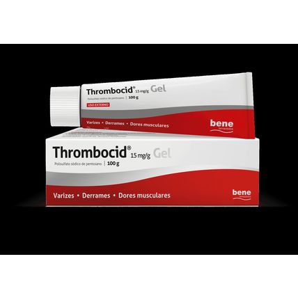 3x Thrombocid Cream Gel =300g = 3 x 100gr 15mg/100g Extra Strong EXPRESS Ship