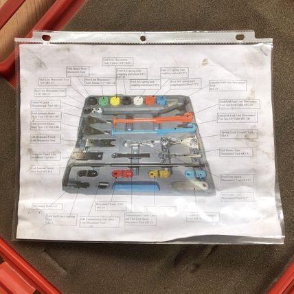 Cal-Van Master Quick Disconnect Tool Kit Fuel AC Hydraulic Coupling Line HRR 683