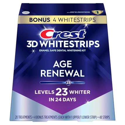 Crest 3D Whitestrips Professional Effects Plus, 3D White, Teeth Whitening Strip