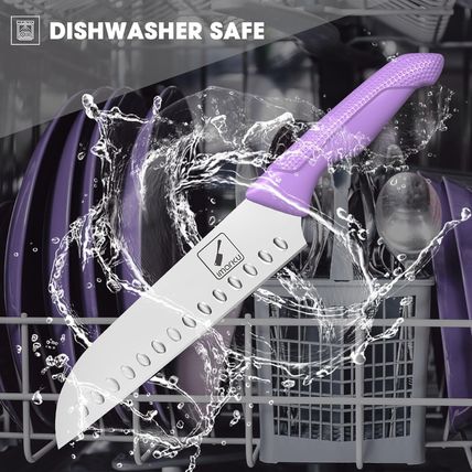 Imarku 14-Piece Professional Knife Set with Built-In Sharpener, Stainless Steel