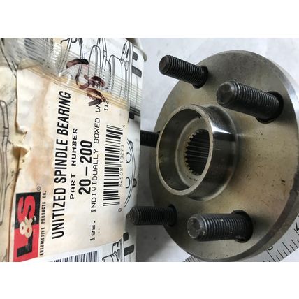 NEW L&S 20-200 UNITIZED SPINDLE BEARING HUB WHEEL DANO497,DAN0497 BOXED UNIT,ES