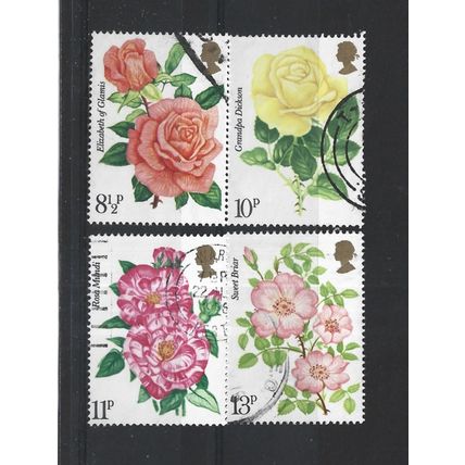 GB.Centenary of Royal National Rose Society set of 4.Fine Used.Aug25