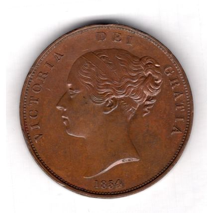 Great Britain. Victoria. Penny 1854. dy18663