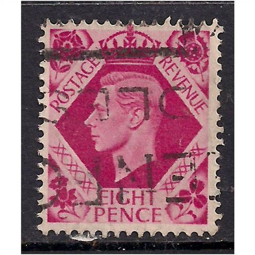 GB 1939 KGV1 8d Bright Carmine Stamp SG 472.(H362 )