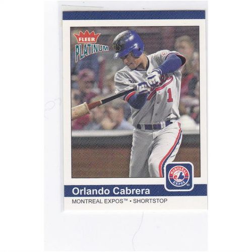 2004 Fleer Platinum Baseball Orlando Cabrera