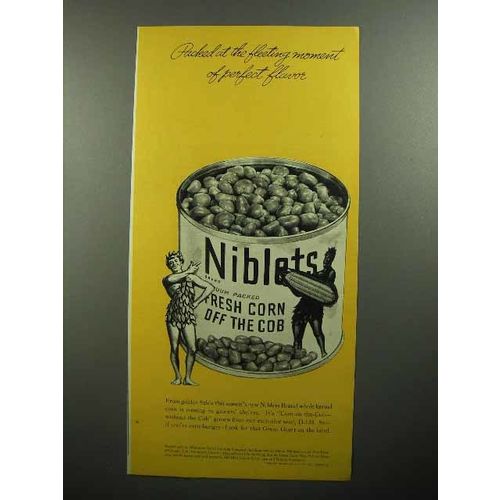 1945 Green Giant Niblets Corn Ad - Fleeting Moment