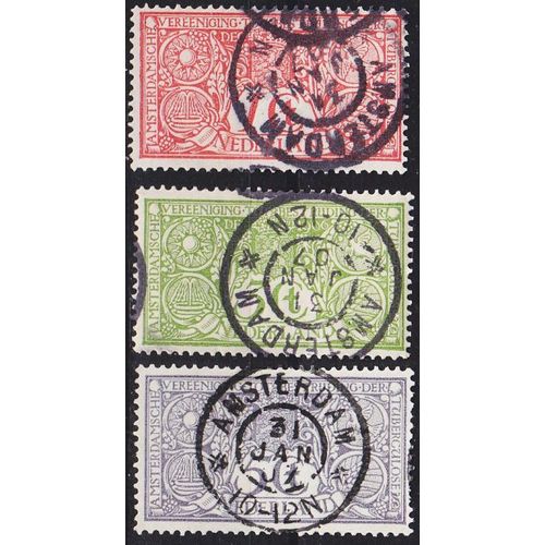 NIEDERLANDE NETHERLANDS [1906] MiNr 0069-71 ( O/used )