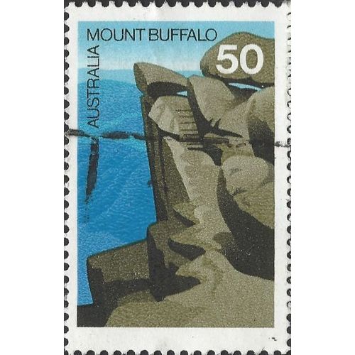 AUSTRALIA, Mount Buffalo, blue 1976, 50c, #3