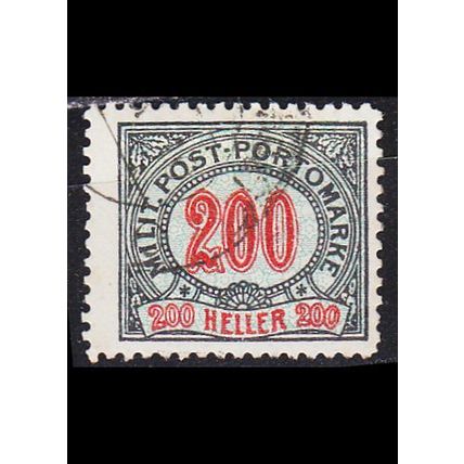 ÖSTERREICH AUSTRIA [BosHerz Porto] MiNr 0013 A ( O/used )