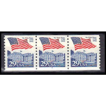 2609 29c U.S. Flag Over White House Very Fine MNH PNC 2/3 Z5485