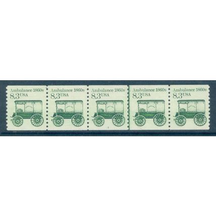 2128 8.3c Ambulance Fine MNH Dry Gum PNC 2/5 V0235