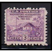 752 3c Washington's Hdqs Average Plus MNH O4676