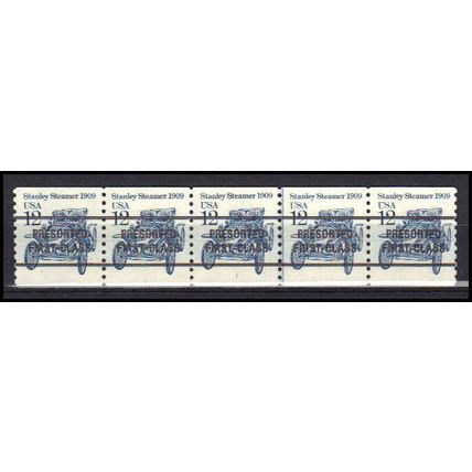 2132a 12c Stanley Steamer Very Fine MNH Dry Gum PNC 1/5 AA0435