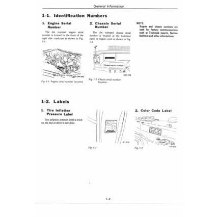 Subaru 1800 4WD MV Engine And Body Service Manual Supplement 80 G119DEA Reprint